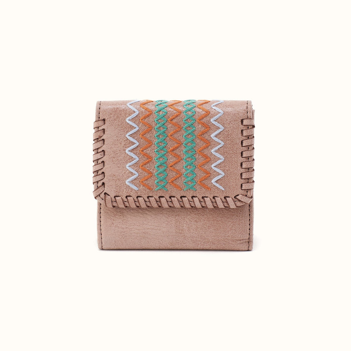 Foray Small Wallet In Buffed Leather - Hazel
