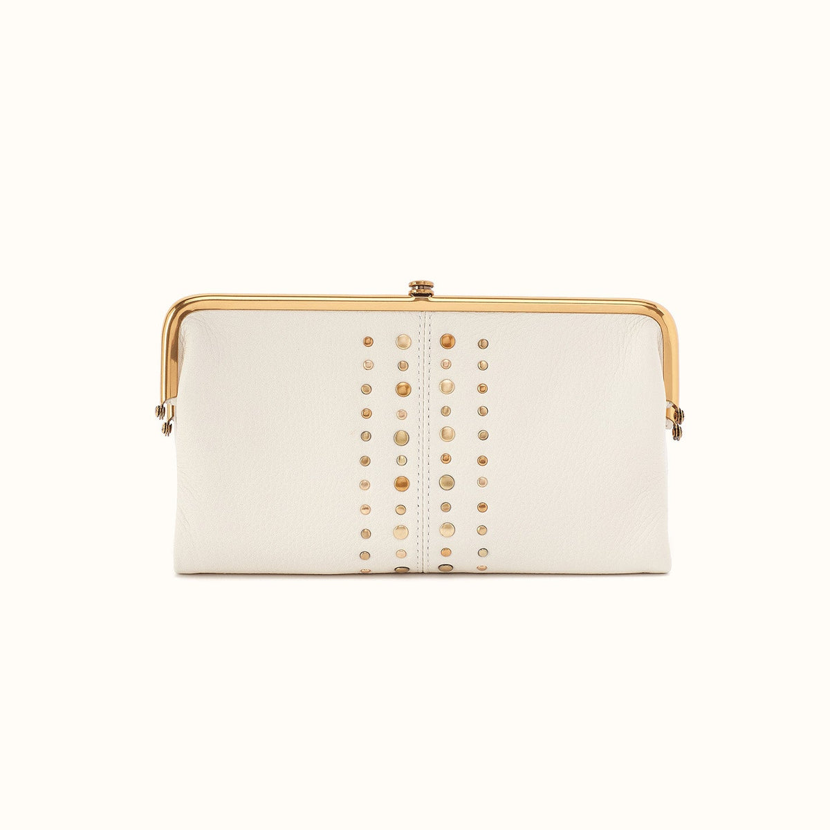 Lauren Clutch-Wallet in Pebbled Leather - Coastal Cloud