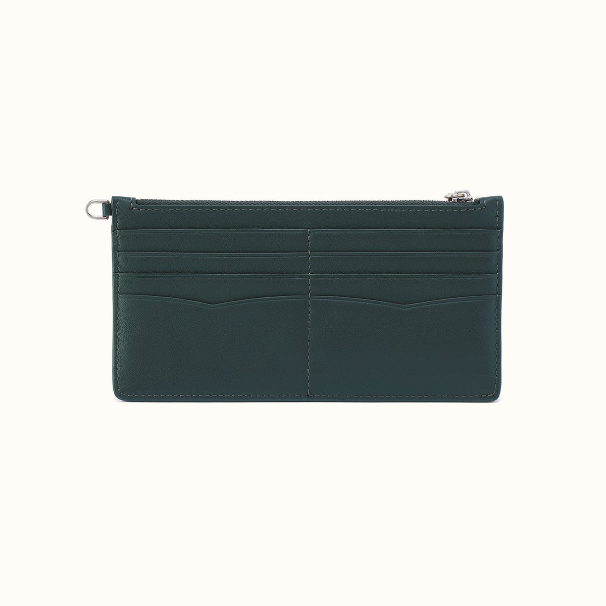Carte Travel Wallet In Suede Leather - Pine Needle