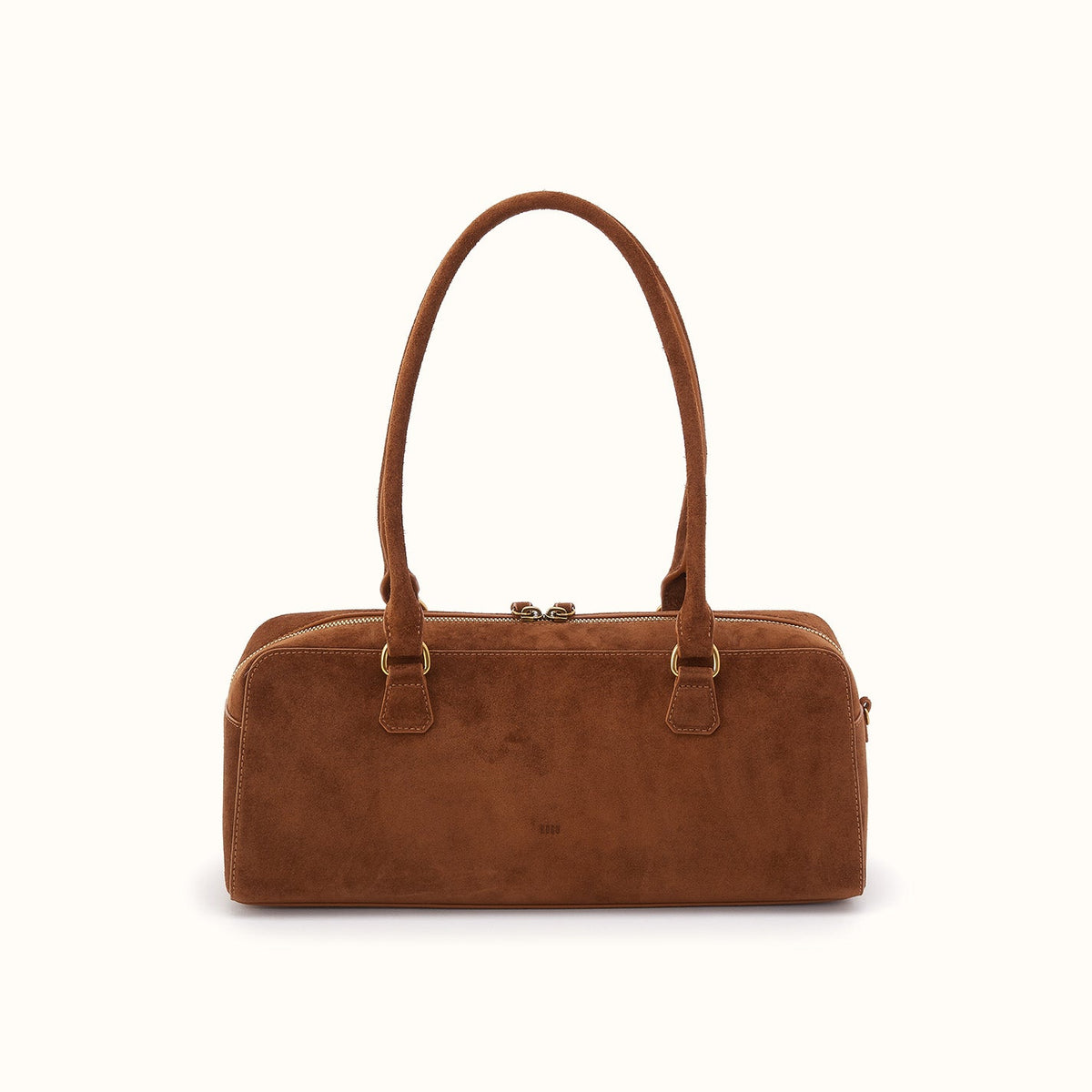 Sadie Satchel in Suede Leather - Truffle