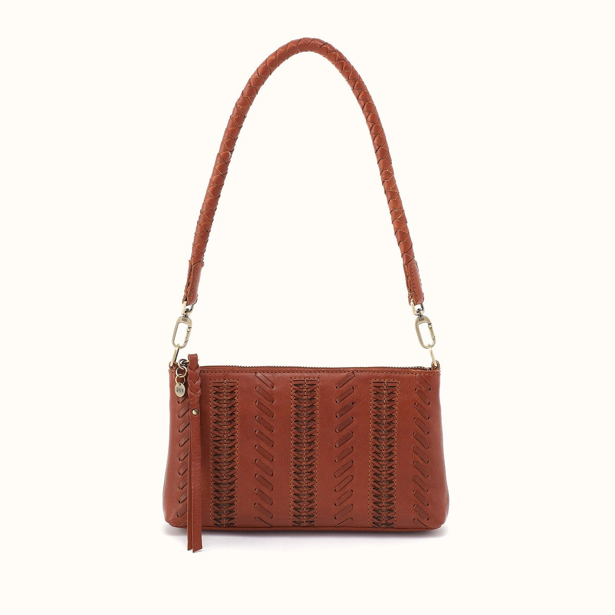 Darcy Crossbody In Washed Leather - Kindling Brown