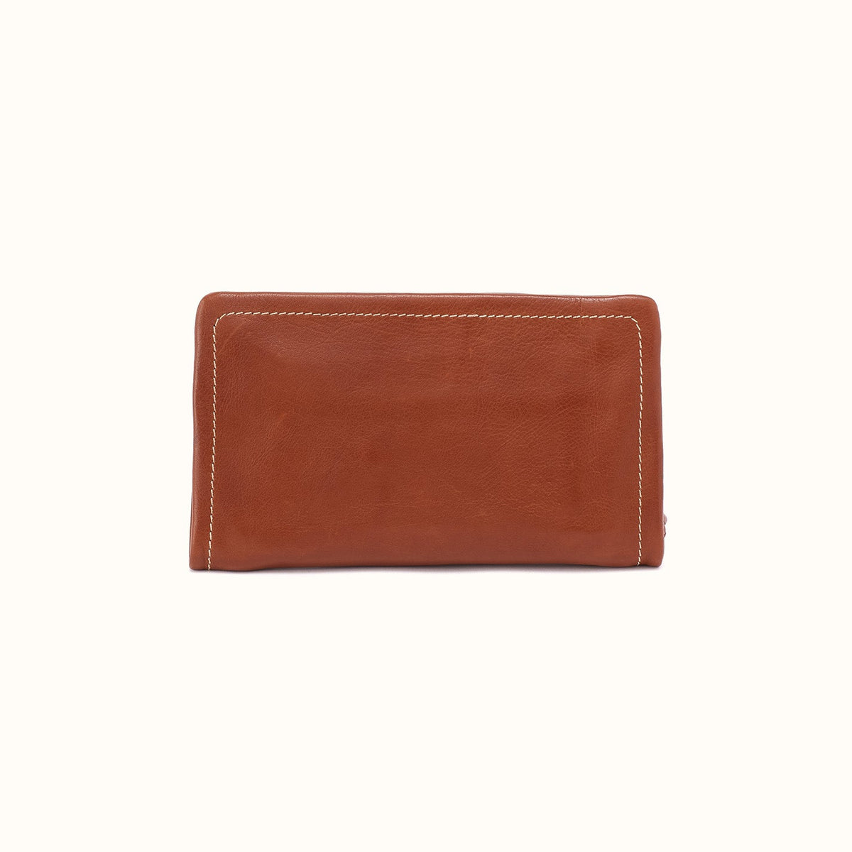 Evolve Wristlet In Washed Leather - Kindling Brown