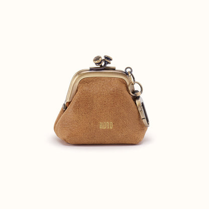 Run Frame Pouch In Buffed Leather - Whiskey