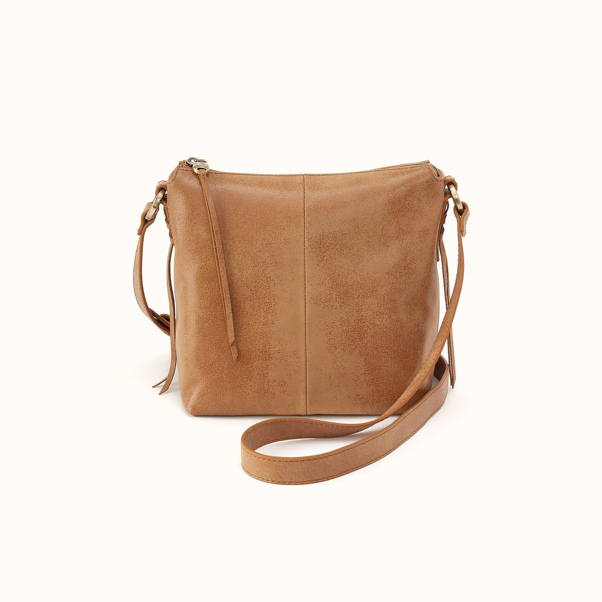 Expedition Crossbody in Buffed Leather - Whiskey