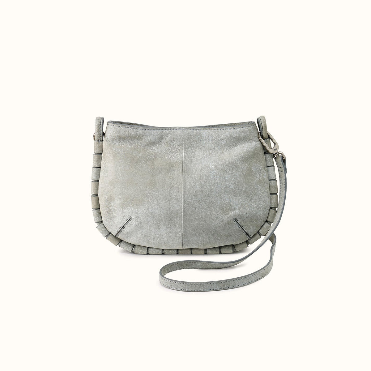 Phoebe Crossbody In Buffed Leather - Misty Harbor
