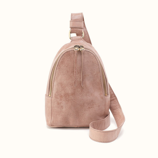 Fern Sling in Buffed Leather - Hazel