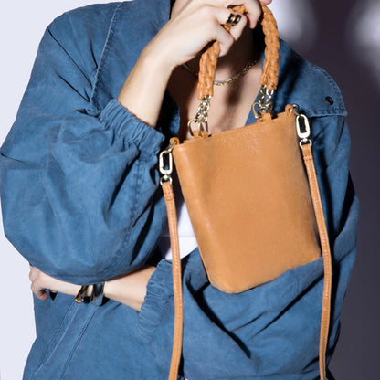 Tennessee Mini Bag In Buffed Leather - Whiskey