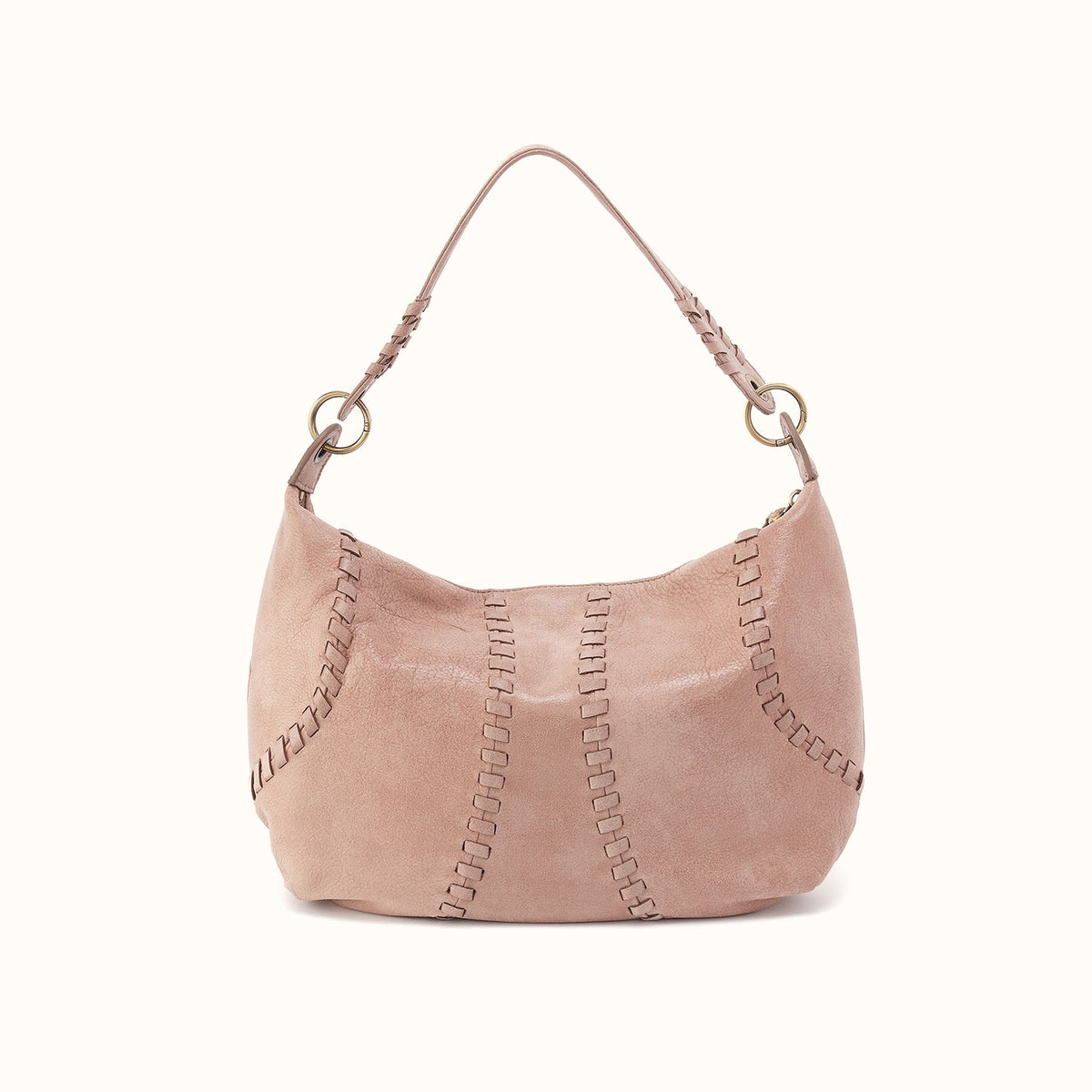 Opal Shoulder in Buffed Leather - Hazel