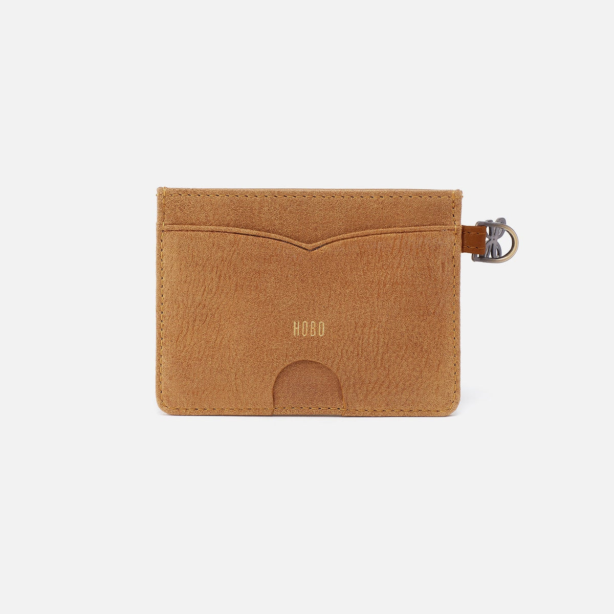 Charmed Card Case In Polished Leather - Truffle and Whiskey