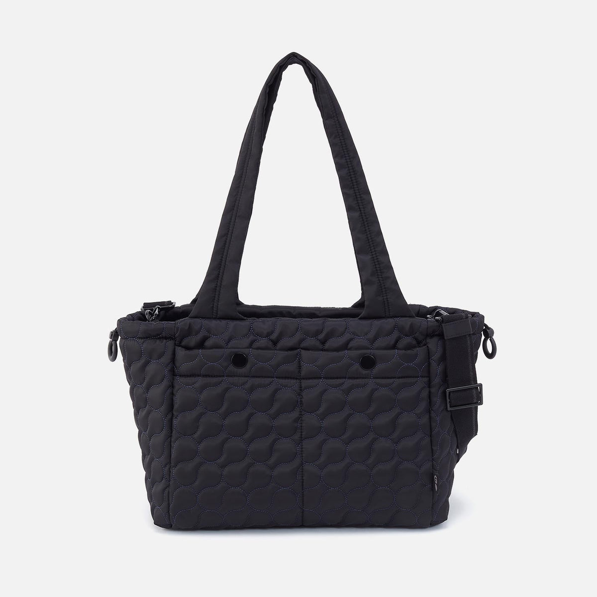 ALL IN ONE Tote in CaRefiber recycled nylon - Quilted Jet