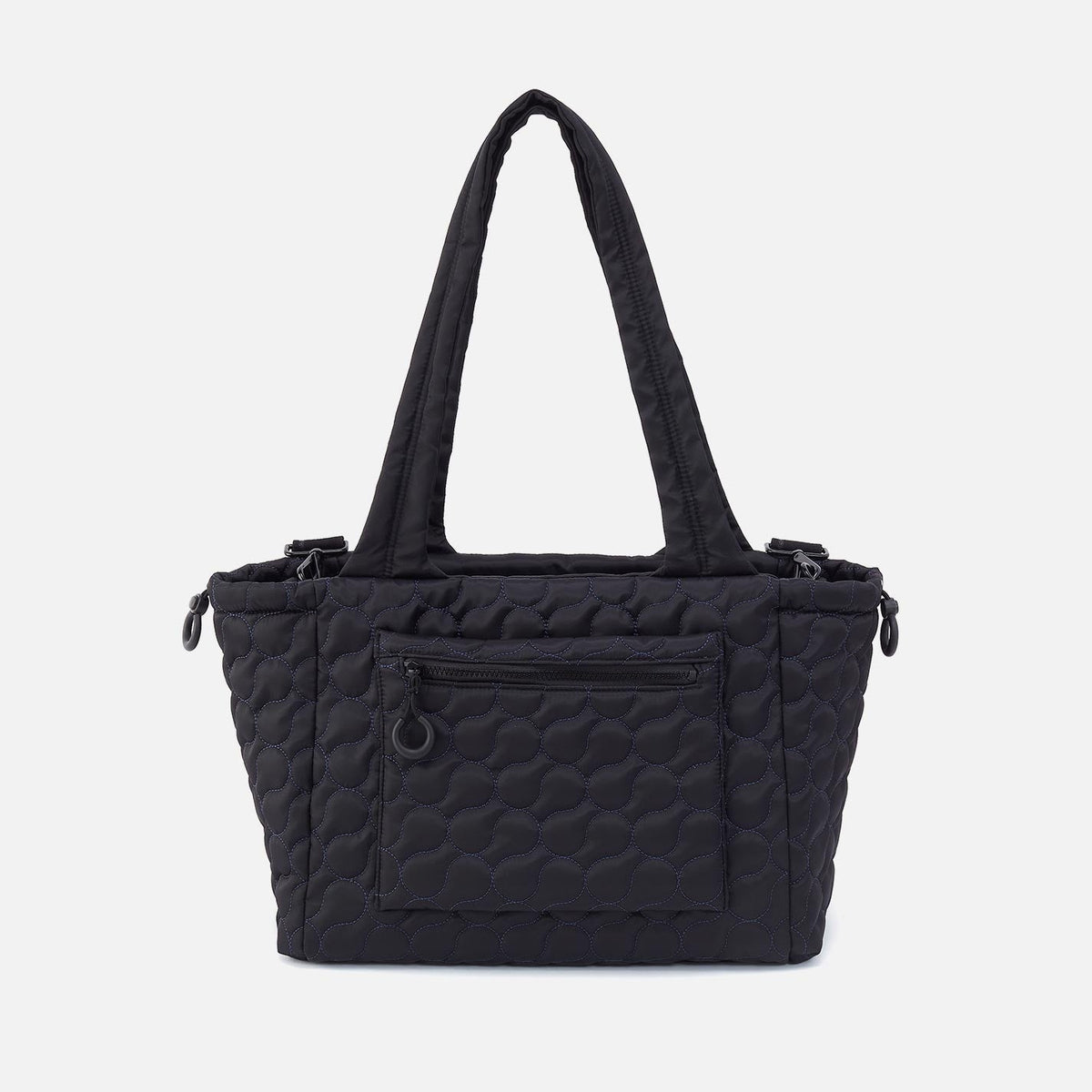 ALL IN ONE Tote in CaRefiber recycled nylon - Quilted Jet