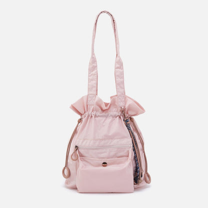 EASY DRAW Tote in CaRefiber recycled nylon - Lotus