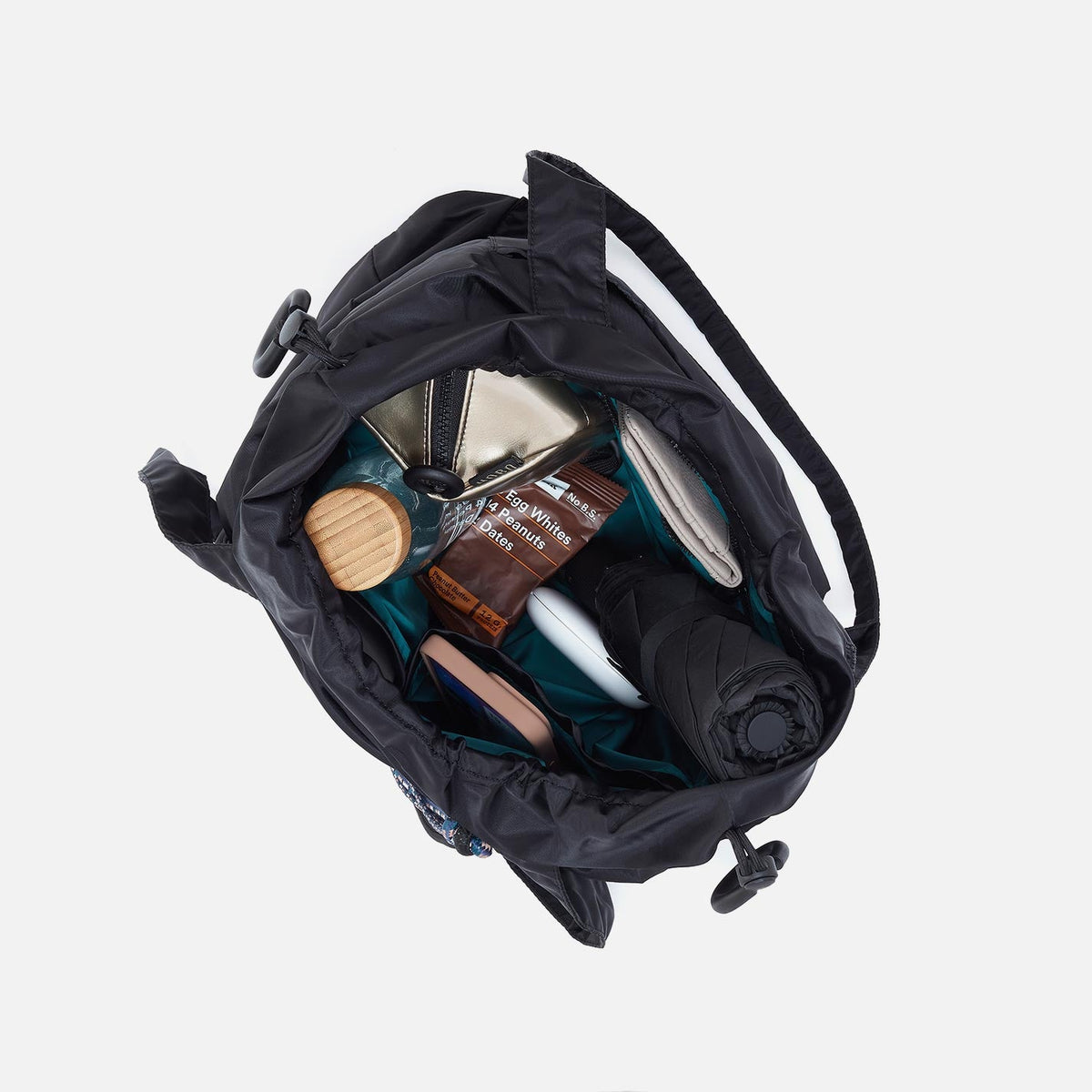 EASY DRAW Tote in CaRefiber recycled nylon - Lotus