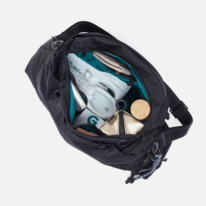 THE BIG DRAW Crossbody in CaRefiber recycled nylon - Ocean