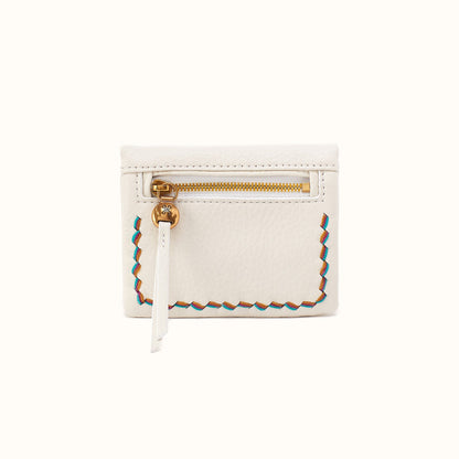 Lumen Mini Wallet in Pebbled Leather - Coastal Cloud