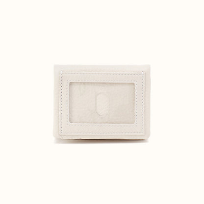 Lumen Mini Wallet in Pebbled Leather - Coastal Cloud