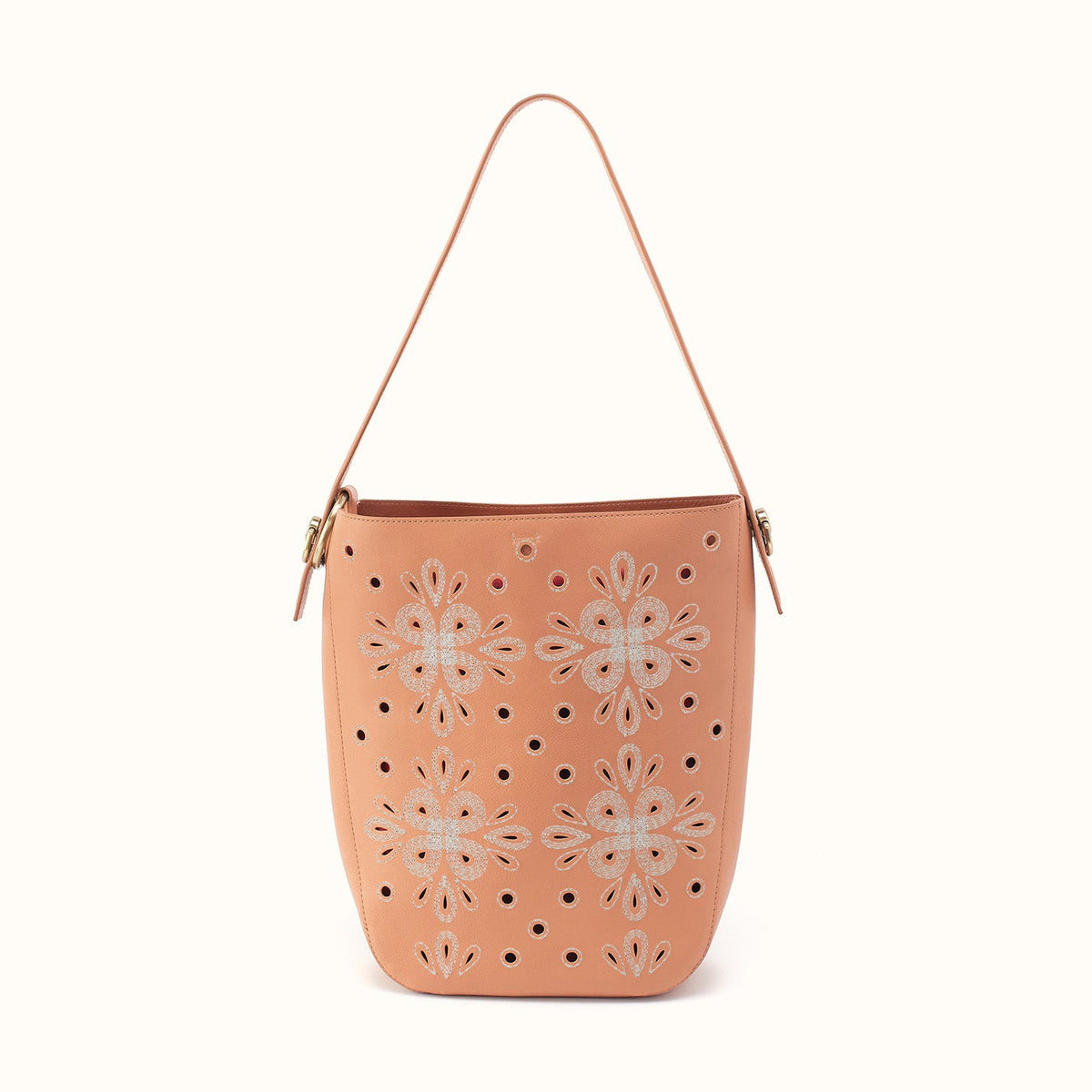 Catalina Hobo In Smooth Leather - Doe