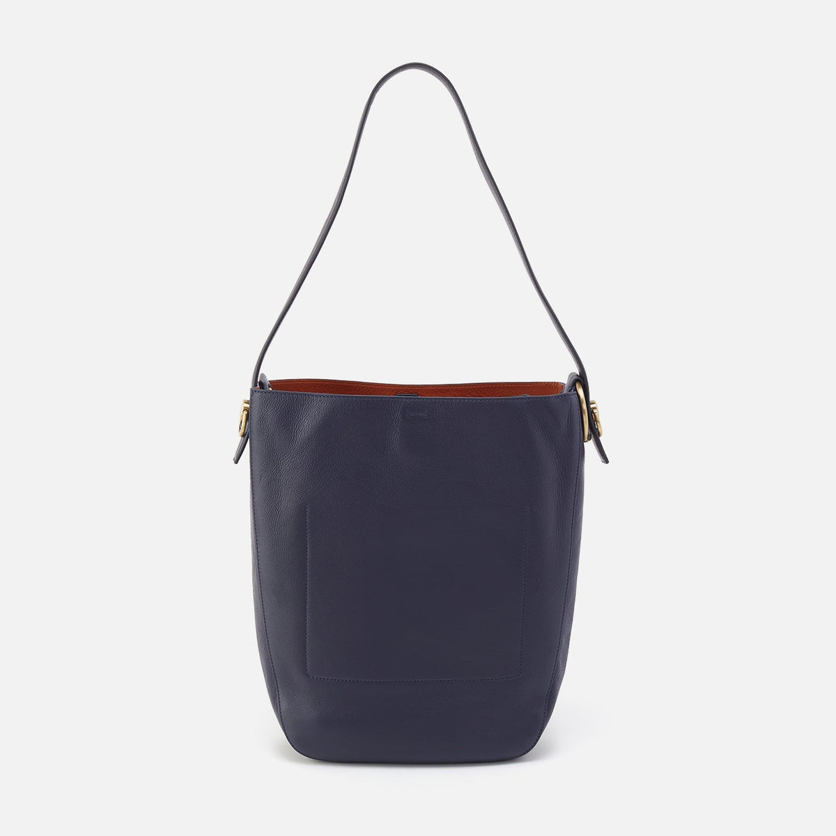 Catalina Hobo In Smooth Leather - Navy