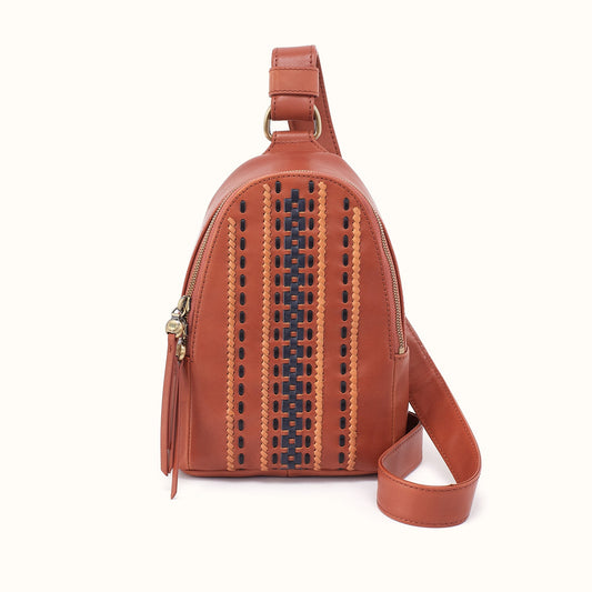 Fern Sling in Smooth Leather with Multi Stitch - Timberline