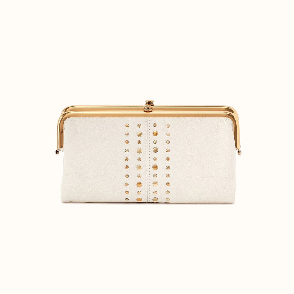 Lauren Clutch-Wallet in Pebbled Leather - Coastal Cloud