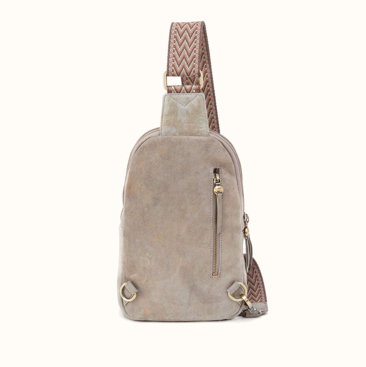 Cass Sling in Nubuck Leather - Golden Granite