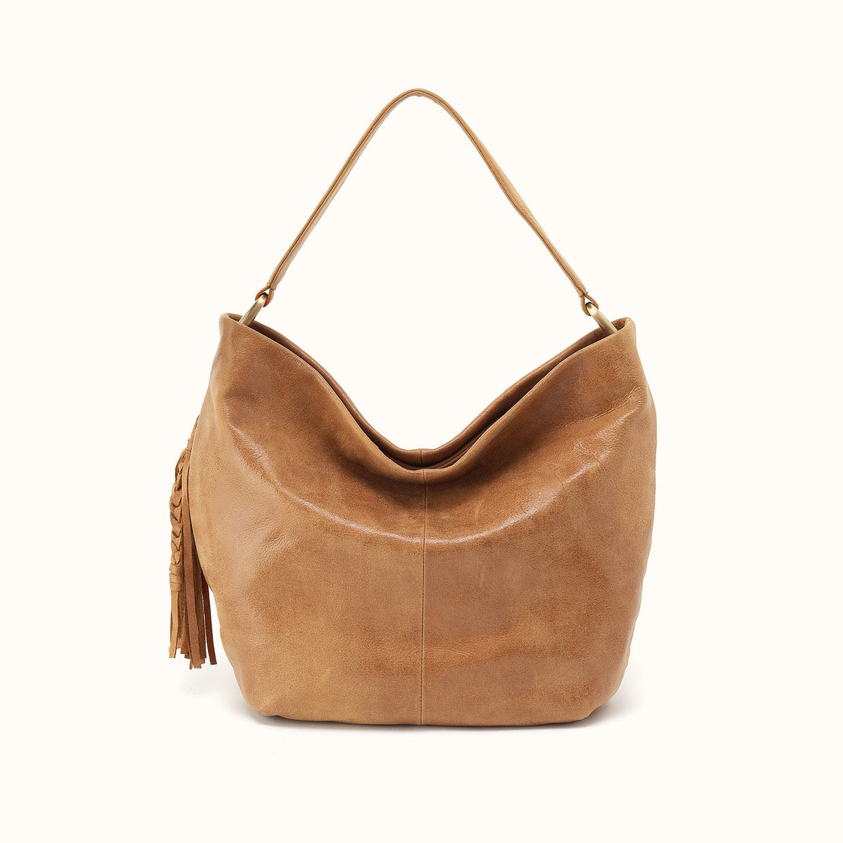 Harley Hobo In Buffed Leather - Whiskey