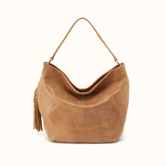 Harley Hobo In Buffed Leather - Whiskey