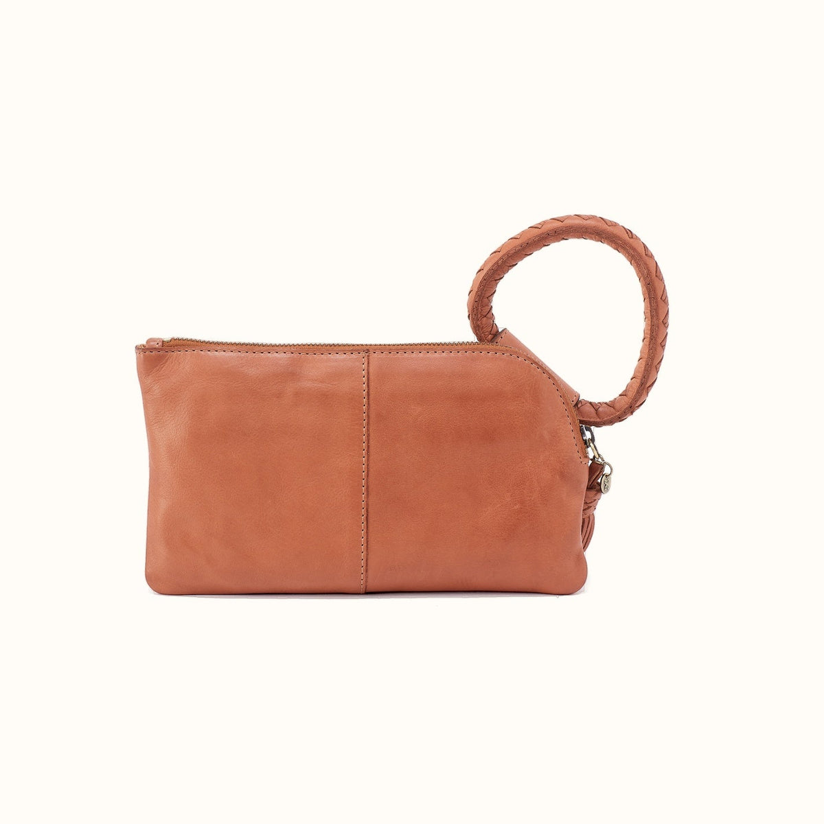 Sable Wristlet in Washed Leather - Harvest Wheat