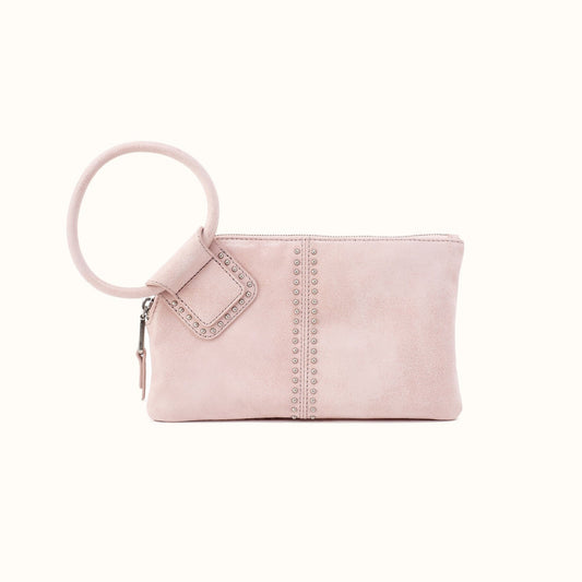 Sable Wristlet In Buffed Leather - Blossom