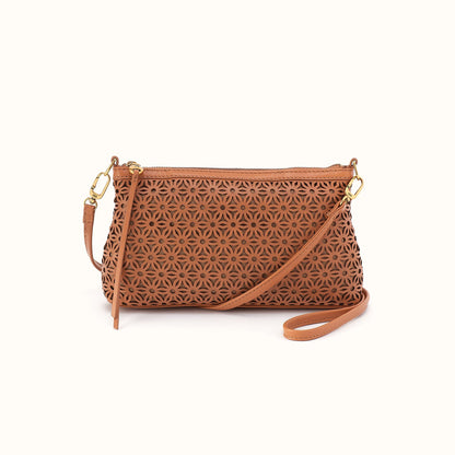 Darcy Crossbody in Sun-Perf Leather - Canyon Petal