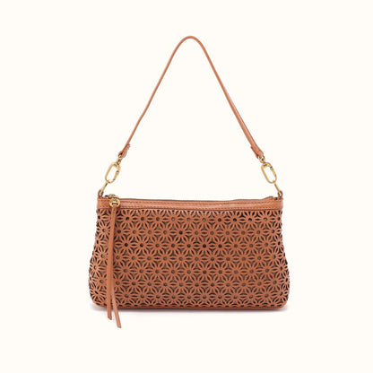 Darcy Crossbody in Sun-Perf Leather - Canyon Petal