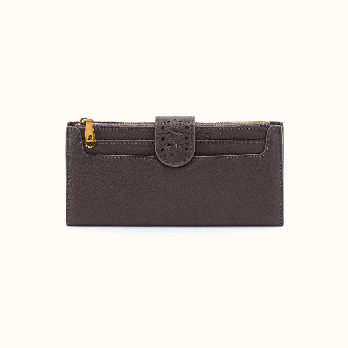 Dunn Continental Wallet In Pebbled Leather - Hearthstone