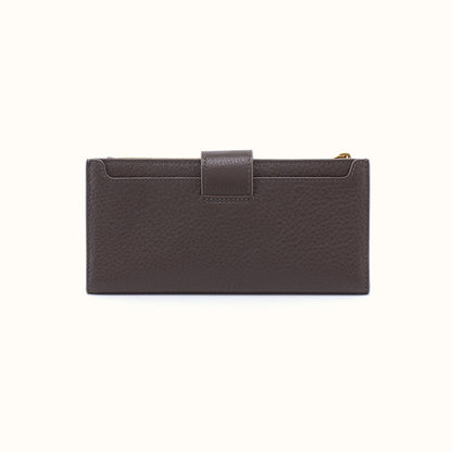 Dunn Continental Wallet In Pebbled Leather - Hearthstone