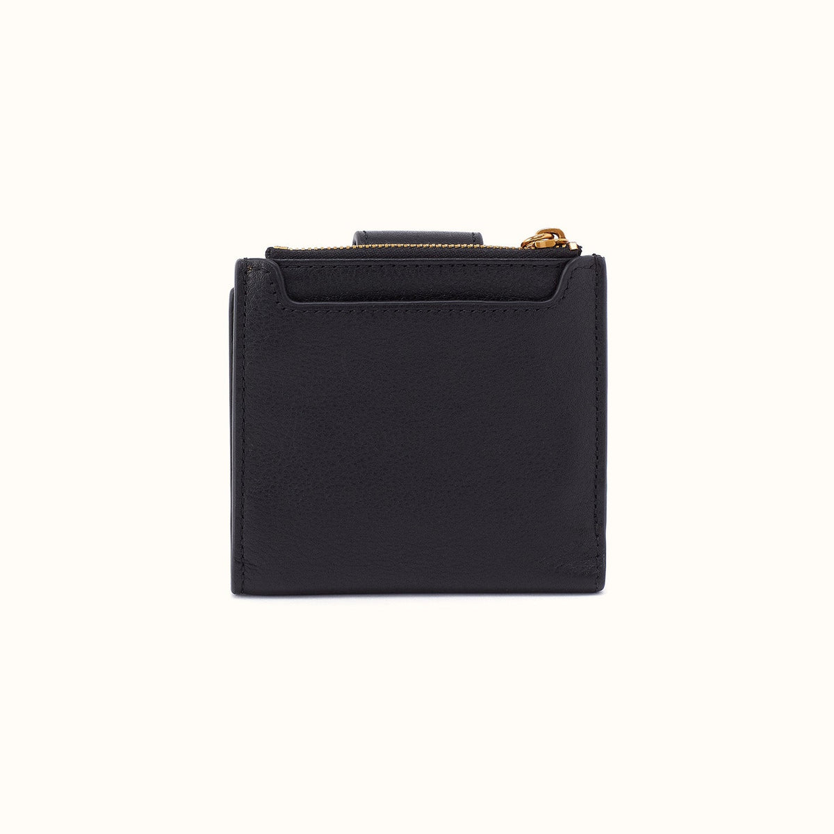 Dunn Mini Wallet In Pebbled Leather - Black