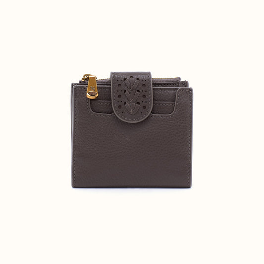 Dunn Mini Wallet In Pebbled Leather - Hearthstone