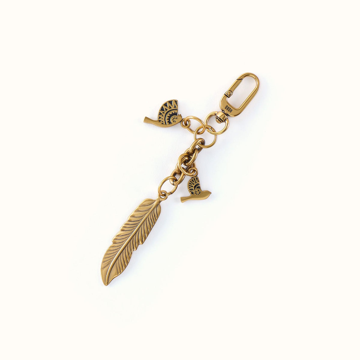 Dove And Feather Charm In - Multi