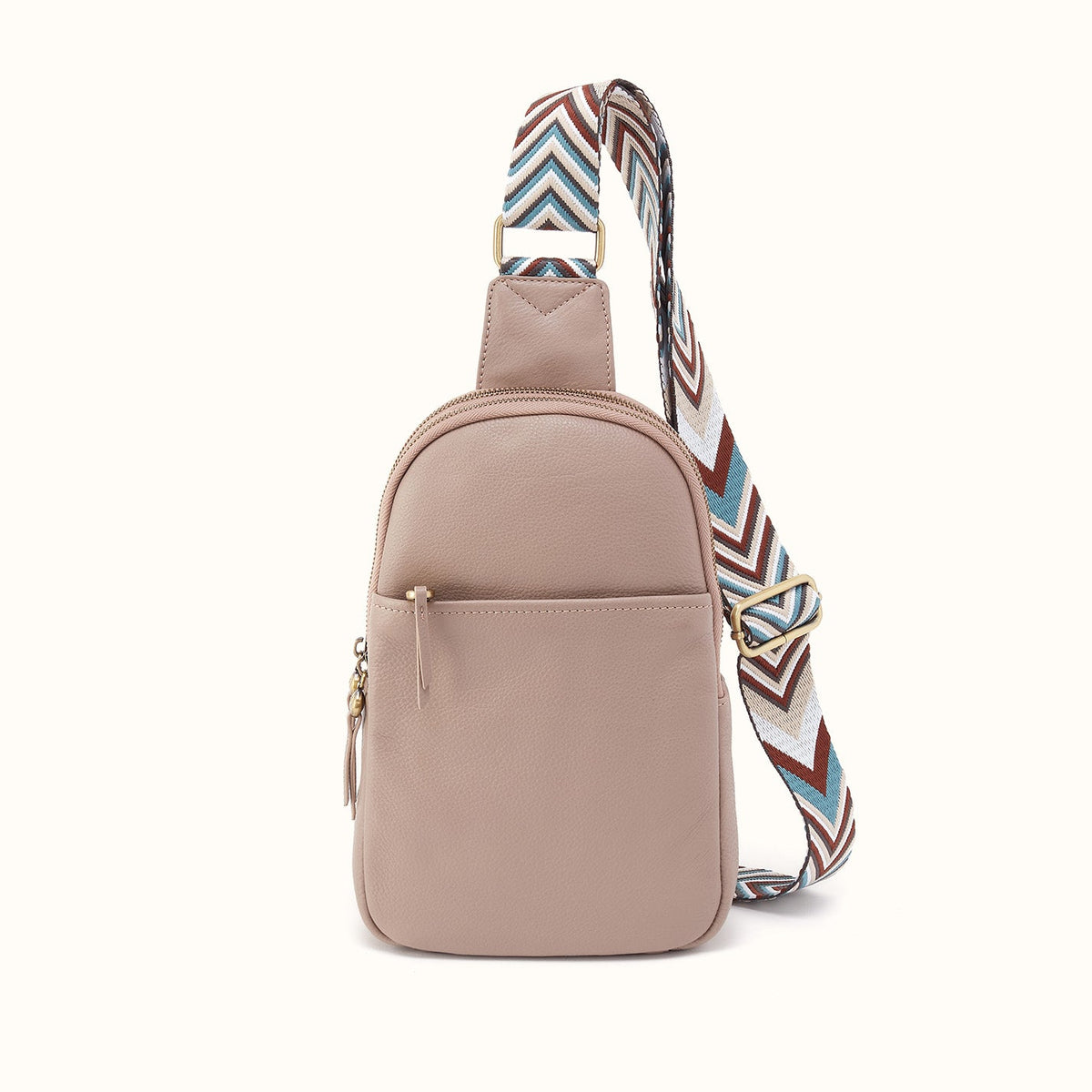 Cass Sling in Pebbled Leather - Warm Adobe