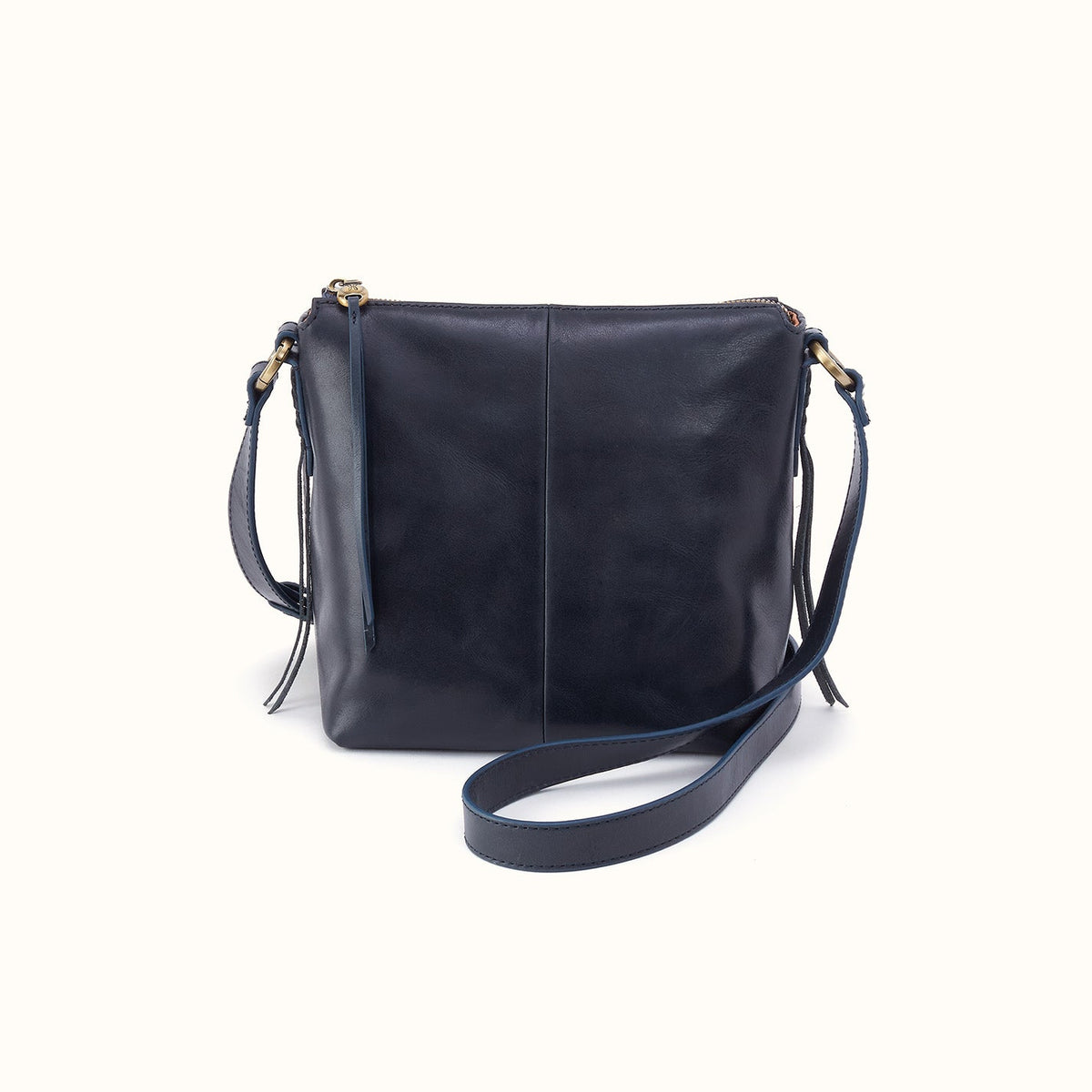 Expedition Crossbody in Patina Leather - Navy Horizon
