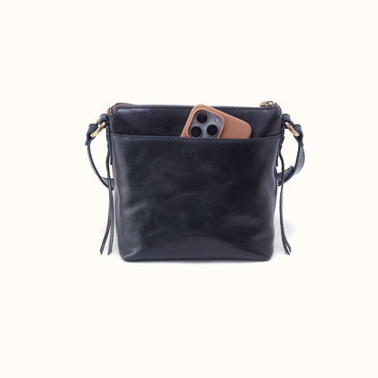 Expedition Crossbody in Patina Leather - Navy Horizon