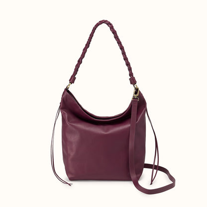Lindley Hobo In Smooth Leather - Cordovan