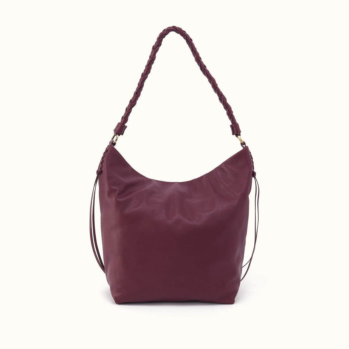 Lindley Hobo In Smooth Leather - Cordovan