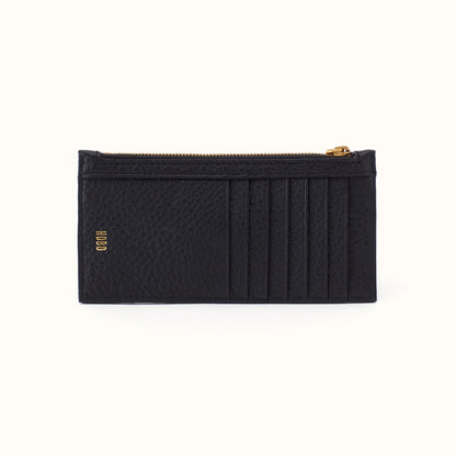 Carte Card Case In Pebbled Leather - Black