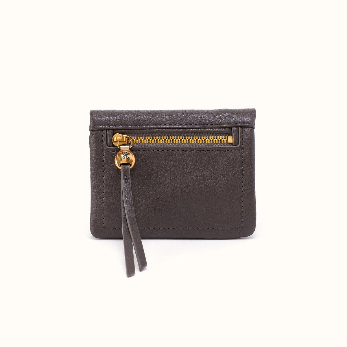 Lumen Mini Wallet In Pebbled Leather - Hearthstone