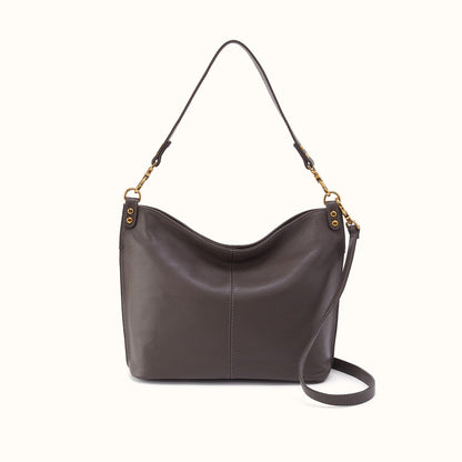 Pier Shoulder Bag In Pebbled Leather - Hearthstone