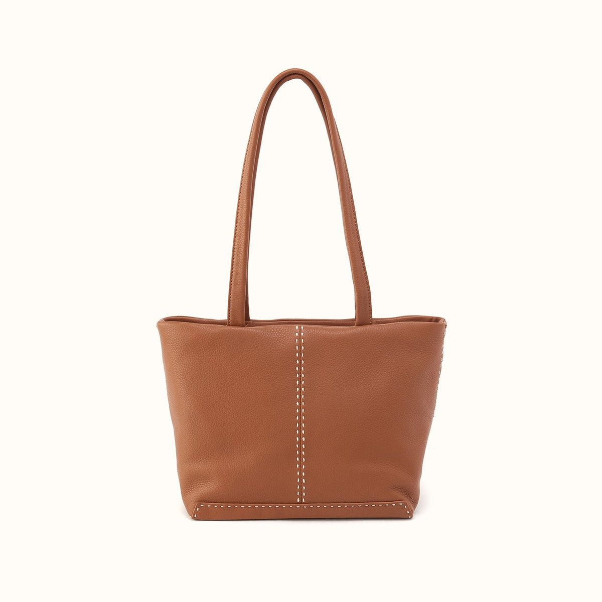 Austin Tote in Pebbled Leather - Warm Honey