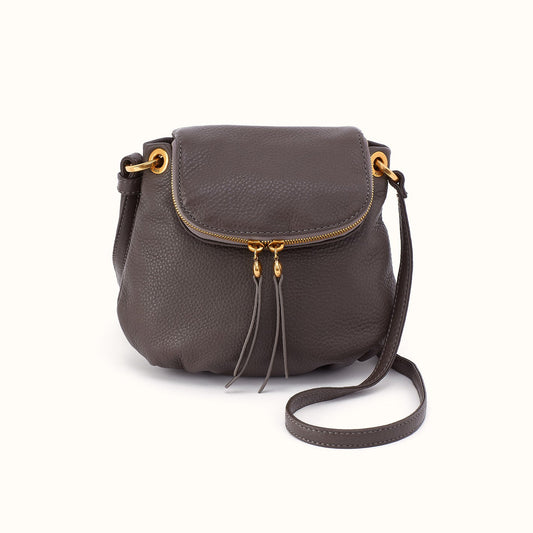 Fern Zip-Flap Crossbody In Pebbled Leather - Hearthstone