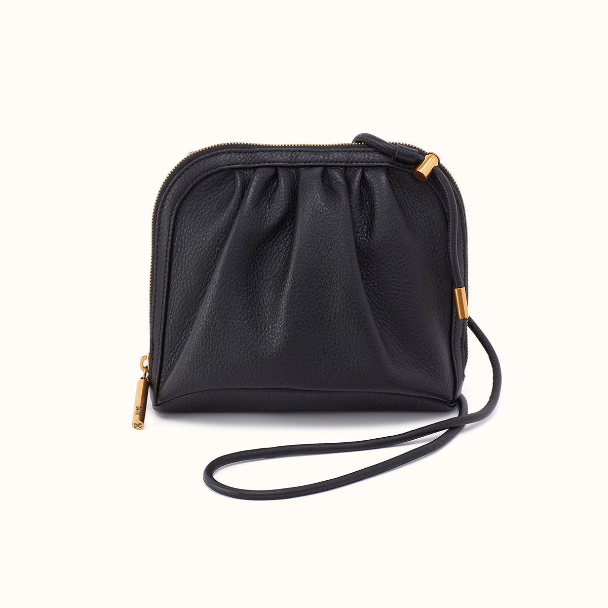 Isabelle Crossbody In Pebbled Leather - Black
