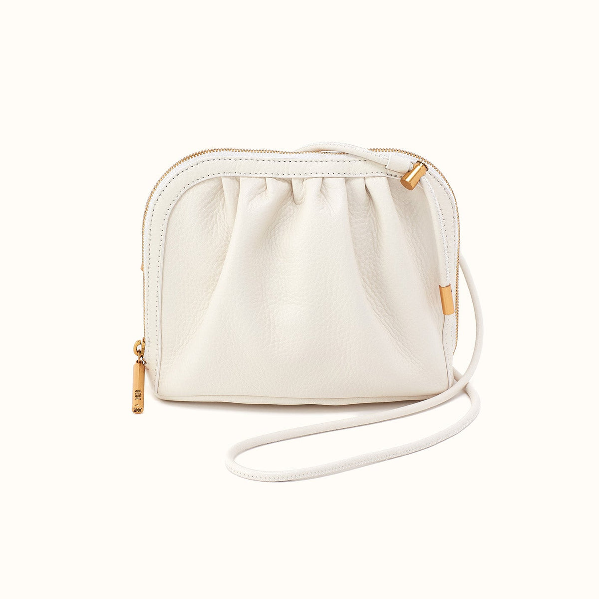 Isabelle Crossbody in Pebbled Leather - Coastal Cloud