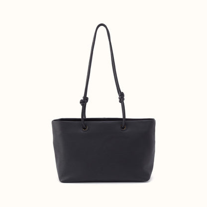 Studio Softie Tote In Pebbled Leather - Black