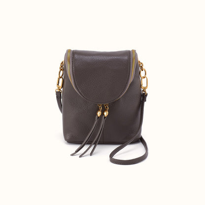 Fern Duo Crossbody In Pebbled Leather - Hearthstone